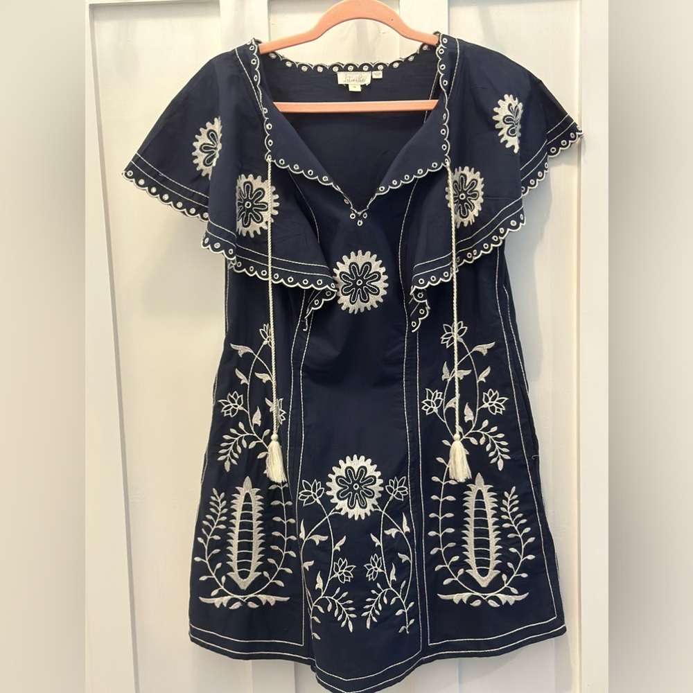 Anthropologie Embroidered Dress
